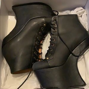 Jeffrey Campbell Lita Laceup Nightwalk